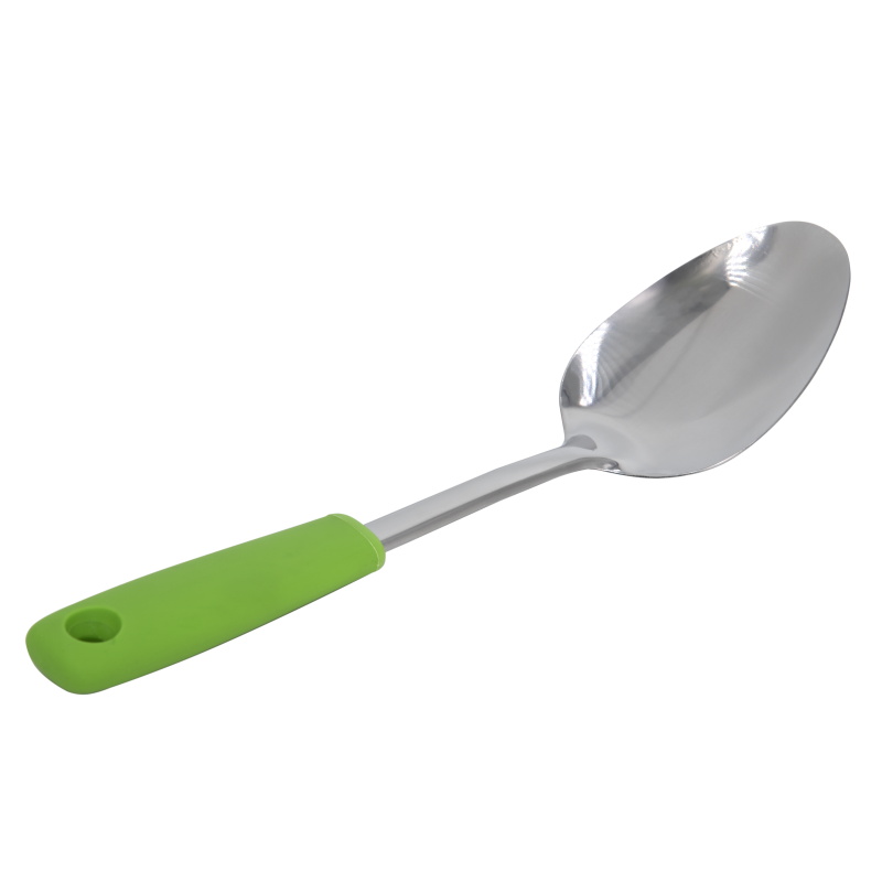 stainless steel soup spoon