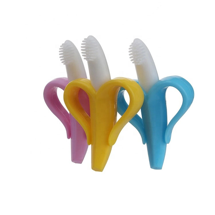 banana baby toothbrush teether toy for kids