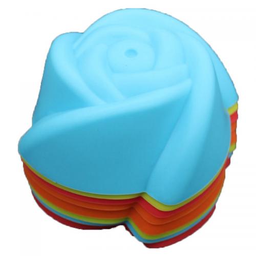 Moule à gâteau en silicone en forme de fleur de conception personnalisée
