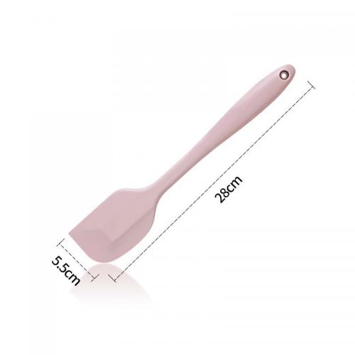 outils de cuisson de qualité alimentaire de spatule en silicone de conception de couleur personnalisée
