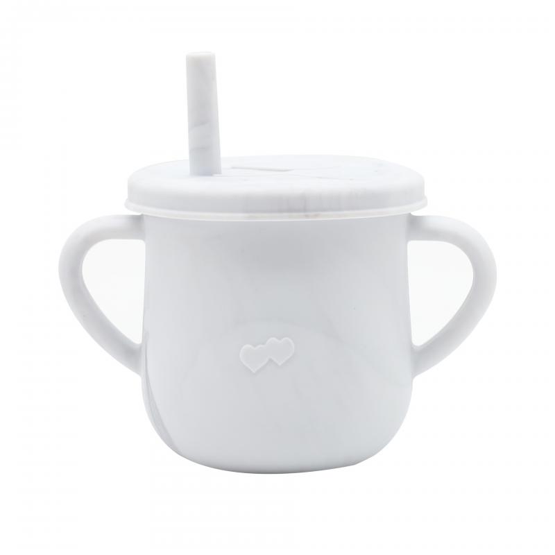 Silicone Straw Drinking Cup