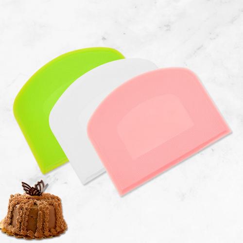 Grattoir de coupeur de pâte de coupeur de gâteau de pain en plastique de marque privée d'OEM
